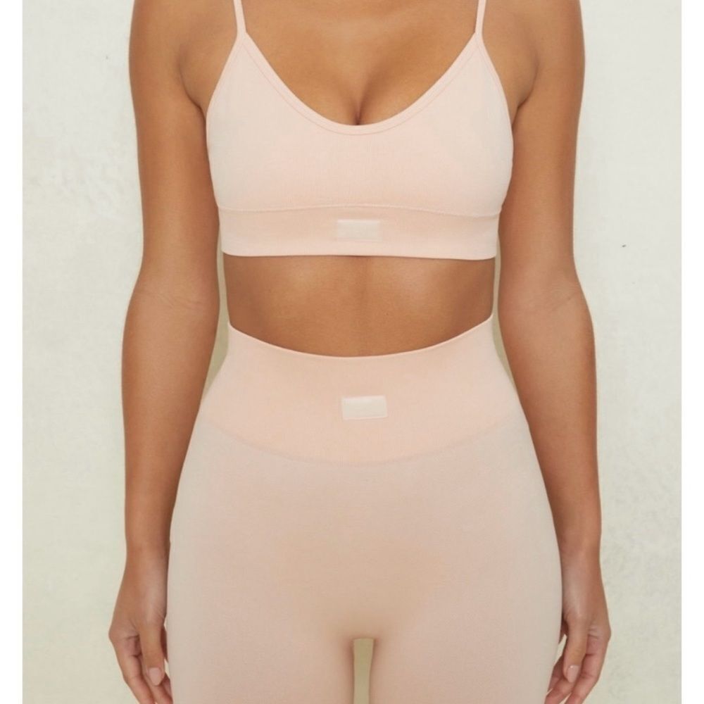 BO + TEE Nude Sports Bra & Matching Body Contouring Leggings